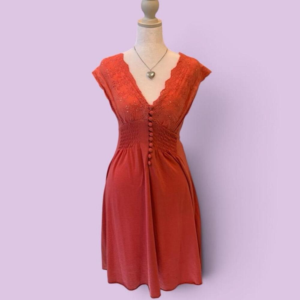 Vintage charlotte russe peach dress